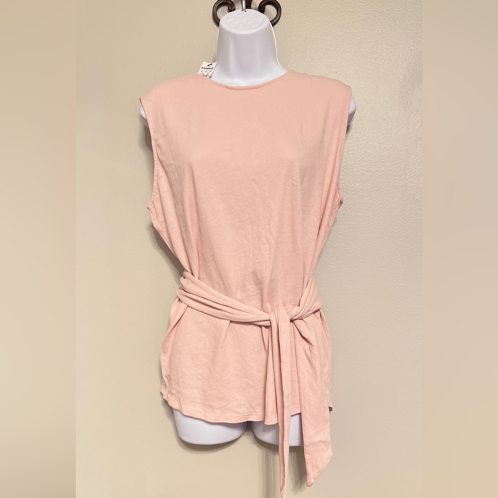 EXPRESS, NEW with tags, sleeveless blush pink top, size Small